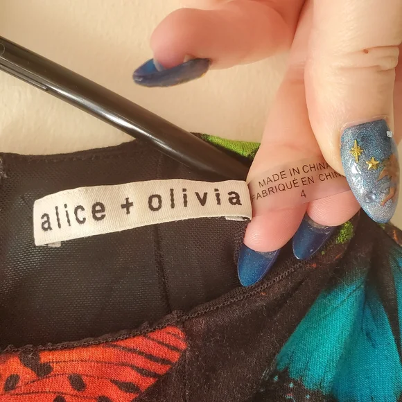 Alice & Olivia Butterfly Dress - Picture 9 of 9